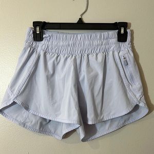 Lululemon low rise tracker short 4 inch serene blue size 6